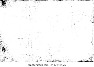 Rustic grunge vector texture with grain and stains. Abstract noise background. Weathered surface. Dirty and damaged. Detailed rough backdrop. Vector graphic illustration with transparent white. EPS10.