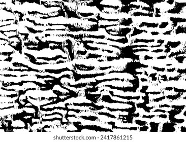 Textura vectorial de grano rústico con grano y manchas. Fondo de ruido abstracto. Superficie meteorológica. Sucio y dañado. Fondo rudo detallado. Ilustración gráfica vectorial con blanco transparente. EPS10.