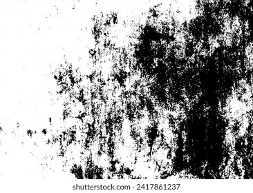 Rustic grunge vector texture with grain and stains. Abstract noise background. Weathered surface. Dirty and damaged. Detailed rough backdrop. Vector graphic illustration with transparent white. EPS10.