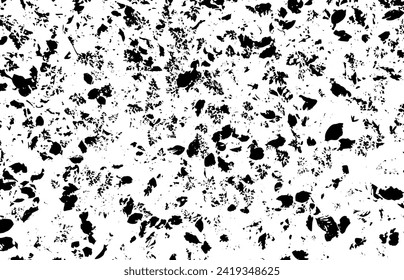 Rustic grunge vector texture with grain and stains. Abstract noise background. Weathered surface. Dirty and damaged. Detailed rough backdrop. Vector graphic illustration with transparent white. EPS10.