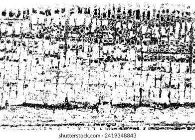 Rustic grunge vector texture with grain and stains. Abstract noise background. Weathered surface. Dirty and damaged. Detailed rough backdrop. Vector graphic illustration with transparent white. EPS10.