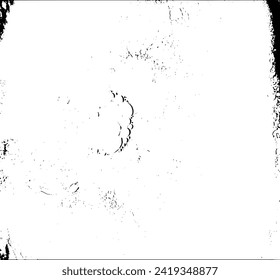 Rustic grunge vector texture with grain and stains. Abstract noise background. Weathered surface. Dirty and damaged. Detailed rough backdrop. Vector graphic illustration with transparent white. EPS10.