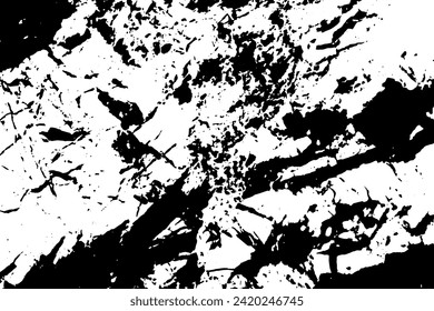 Rustic grunge vector texture with grain and stains. Abstract noise background. Weathered surface. Dirty and damaged. Detailed rough backdrop. Vector graphic illustration with transparent white. EPS10.
