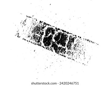 Rustic grunge vector texture with grain and stains. Abstract noise background. Weathered surface. Dirty and damaged. Detailed rough backdrop. Vector graphic illustration with transparent white. EPS10.