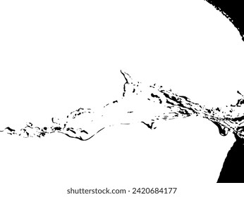 Rustic grunge vector texture with grain and stains. Abstract noise background. Weathered surface. Dirty and damaged. Detailed rough backdrop. Vector graphic illustration with transparent white. EPS10.