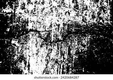 Rustic grunge vector texture with grain and stains. Abstract noise background. Weathered surface. Dirty and damaged. Detailed rough backdrop. Vector graphic illustration with transparent white. EPS10.