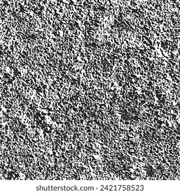 Rustic grunge vector texture with grain and stains. Abstract noise background. Weathered surface. Dirty and damaged. Detailed rough backdrop. Vector graphic illustration with transparent white. EPS10.