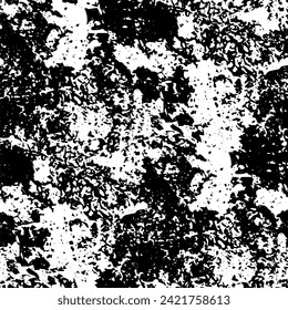 Rustic grunge vector texture with grain and stains. Abstract noise background. Weathered surface. Dirty and damaged. Detailed rough backdrop. Vector graphic illustration with transparent white. EPS10.