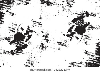 Rustic grunge vector texture with grain and stains. Abstract noise background. Weathered surface. Dirty and damaged. Detailed rough backdrop. Vector graphic illustration with transparent white. EPS10.