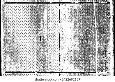 Rustic grunge vector texture with grain and stains. Abstract noise background. Weathered surface. Dirty and damaged. Detailed rough backdrop. Vector graphic illustration with transparent white. EPS10.