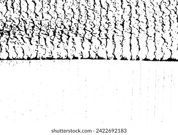 Rustic grunge vector texture with grain and stains. Abstract noise background. Weathered surface. Dirty and damaged. Detailed rough backdrop. Vector graphic illustration with transparent white. EPS10.