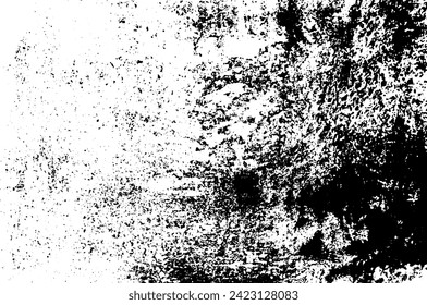 Rustic grunge vector texture with grain and stains. Abstract noise background. Weathered surface. Dirty and damaged. Detailed rough backdrop. Vector graphic illustration with transparent white. EPS10.