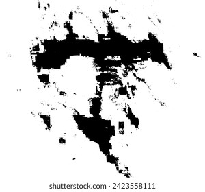 Rustic grunge vector texture with grain and stains. Abstract noise background. Weathered surface. Dirty and damaged. Detailed rough backdrop. Vector graphic illustration with transparent white. EPS10.