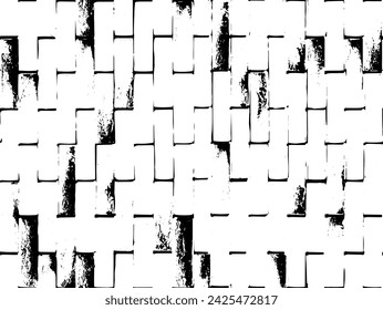 Rustic grunge vector texture with grain and stains. Abstract noise background. Weathered surface. Dirty and damaged. Detailed rough backdrop. Vector graphic illustration with transparent white. EPS10.