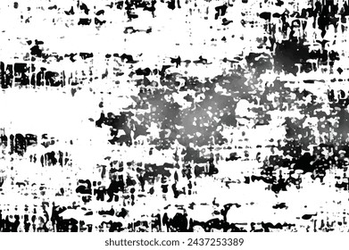 Rustic grunge vector texture with grain and stains. Abstract noise background. Weathered surface. Dirty and damaged. Black and white Grunge Texture. Abstract grunge background.