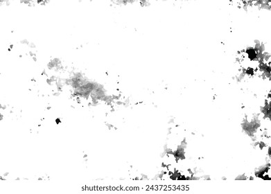 Rustic grunge vector texture with grain and stains. Abstract noise background. Weathered surface. Dirty and damaged. Black and white Grunge Texture. Abstract grunge background.