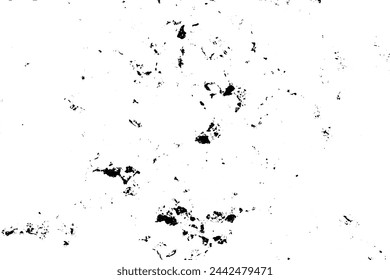 Rustic grunge vector texture with grain and stains. Abstract noise background. Weathered surface. Dirty and damaged. Detailed rough backdrop. Vector graphic illustration with transparent white. EPS10.