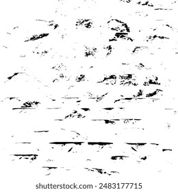 Rustic grunge vector texture with grain and stains. Abstract noise background. Weathered surface. Dirty and damaged. Detailed rough backdrop. Vector graphic illustration with transparent white. EPS10.