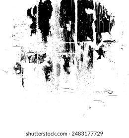 Rustic grunge vector texture with grain and stains. Abstract noise background. Weathered surface. Dirty and damaged. Detailed rough backdrop. Vector graphic illustration with transparent white. EPS10.