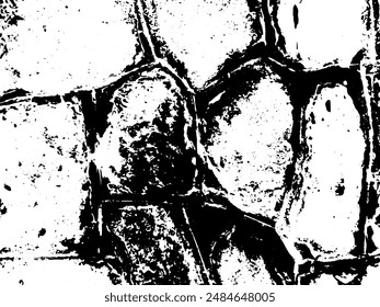 Rustic grunge vector texture with grain and stains. Abstract noise background. Weathered surface. Dirty and damaged. Detailed rough backdrop. Vector graphic illustration with transparent white. EPS10.