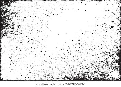 Rustic Grunge Vector Texture with Grain and Stains  Abstract Noise Background with Weathered and Dirty Surface