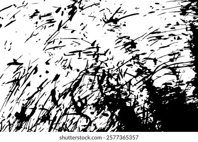 Rustic grunge vector texture with grain and stains. Abstract noise background. Weathered surface. Dirty and damaged. Detailed rough backdrop. Vector graphic illustration with transparent white. EPS10.