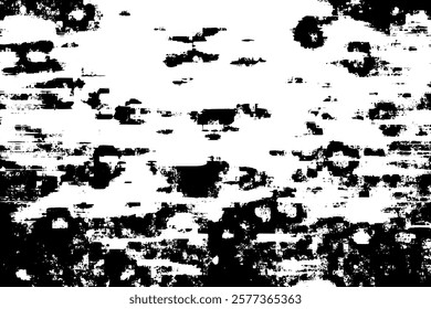 Rustic grunge vector texture with grain and stains. Abstract noise background. Weathered surface. Dirty and damaged. Detailed rough backdrop. Vector graphic illustration with transparent white. EPS10.