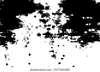 Rustic grunge vector texture with grain and stains. Abstract noise background. Weathered surface. Dirty and damaged. Detailed rough backdrop. Vector graphic illustration with transparent white. EPS10.