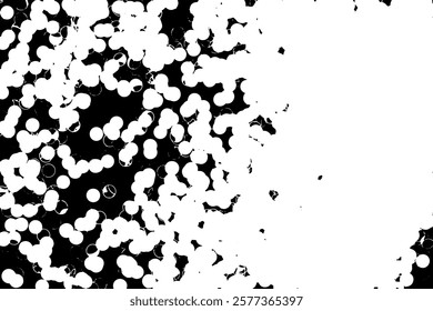 Rustic grunge vector texture with grain and stains. Abstract noise background. Weathered surface. Dirty and damaged. Detailed rough backdrop. Vector graphic illustration with transparent white. EPS10.