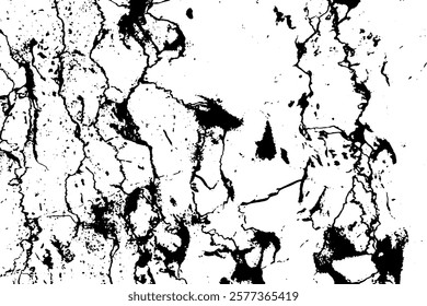 Rustic grunge vector texture with grain and stains. Abstract noise background. Weathered surface. Dirty and damaged. Detailed rough backdrop. Vector graphic illustration with transparent white. EPS10.