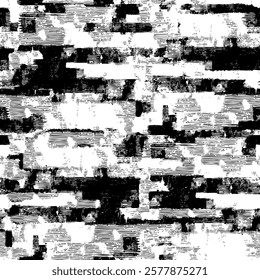 Rustic grunge vector texture with grain and stains. Abstract noise background. Weathered surface. Dirty and damaged. Detailed rough backdrop. Vector graphic illustration with transparent white. EPS10.