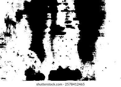 Rustic grunge vector texture with grain and stains. Abstract noise background. Weathered surface. Dirty and damaged. Detailed rough backdrop. Vector graphic illustration with transparent white. EPS10.