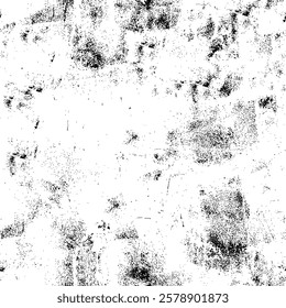 Rustic grunge vector texture with grain and stains. Abstract noise background. Weathered surface. Dirty and damaged. Detailed rough backdrop. Vector graphic illustration with transparent white. EPS10.