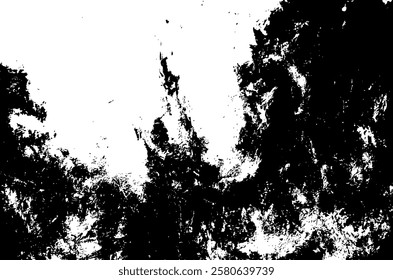 Rustic grunge vector texture with grain and stains. Abstract noise background. Weathered surface. Dirty and damaged. Detailed rough backdrop. Vector graphic illustration with transparent white. EPS10.