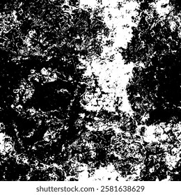 Rustic grunge vector texture with grain and stains. Abstract noise background. Weathered surface. Dirty and damaged. Detailed rough backdrop. Vector graphic illustration with transparent white. EPS10.