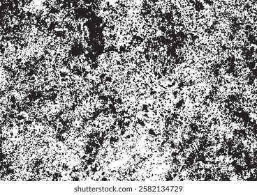 Rustic grunge vector texture with grain and stains. Abstract noise background. Weathered surface. Dirty and damaged. Detailed rough backdrop. Vector graphic illustration with transparent white. EPS10.