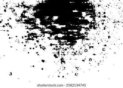 Rustic grunge vector texture with grain and stains. Abstract noise background. Weathered surface. Dirty and damaged. Detailed rough backdrop. Vector graphic illustration with transparent white. EPS10.