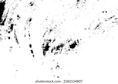 Rustic grunge vector texture with grain and stains. Abstract noise background. Weathered surface. Dirty and damaged. Detailed rough backdrop. Vector graphic illustration with transparent white. EPS10.