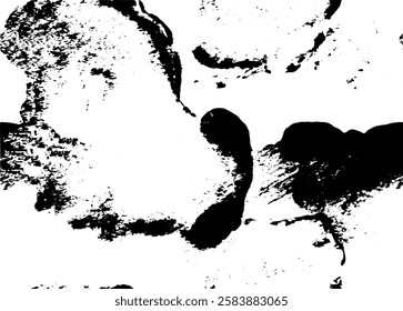 Rustic grunge vector texture with grain and stains. Abstract noise background. Weathered surface. Dirty and damaged. Detailed rough backdrop. Vector graphic illustration with transparent white. EPS10.