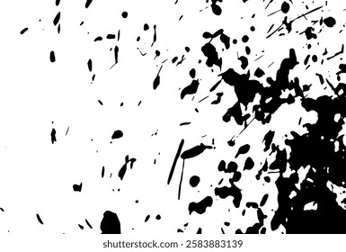 Rustic grunge vector texture with grain and stains. Abstract noise background. Weathered surface. Dirty and damaged. Detailed rough backdrop. Vector graphic illustration with transparent white. EPS10.