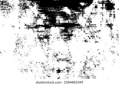 Rustic grunge vector texture with grain and stains. Abstract noise background. Weathered surface. Dirty and damaged. Detailed rough backdrop. Vector graphic illustration with transparent white. EPS10.