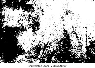 Rustic grunge vector texture with grain and stains. Abstract noise background. Weathered surface. Dirty and damaged. Detailed rough backdrop. Vector graphic illustration with transparent white. EPS10.