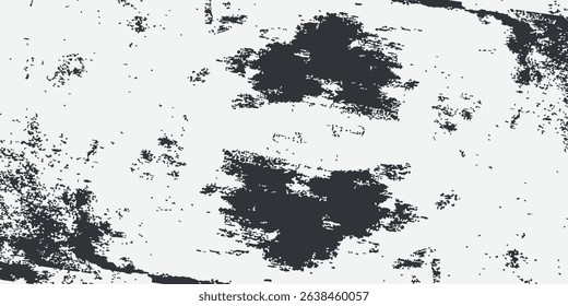 Rustic grunge vector texture with grain and stains. Abstract noise background. Weathered surface. Dirty and damaged. Detailed rough backdrop. Vector graphic illustration with transparent white. EPS10.