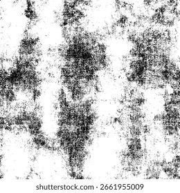 Rustic grunge vector texture with grain and stains. Abstract noise background. Weathered surface. Dirty and damaged. Detailed rough backdrop. Vector graphic illustration with transparent white. EPS10.