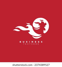 Rustic hot spicy fire chicken logo vector. flame barbecue chicken design