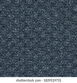 Rustic knit texture. Floor carpet in a mixture of shades of blue and black.