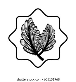 rustic leaves decoration design