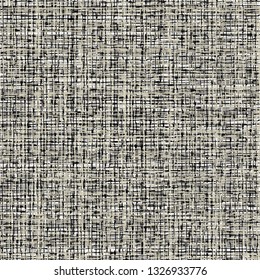 Rustic linen texture. Hemp cloth. Detail. Mesh background. Vector illustration.