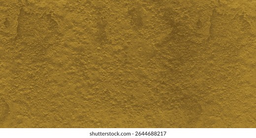 Textura de parede amarela de mostarda rústica com pintura descascando e efeito marmoreado natural em toda a superfície

