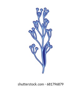 rustic natural branches with flowers design